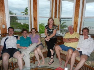 Heacock family in Abaco Palms