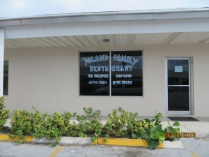 Island Family Restaurant - in the KFC shopping center.