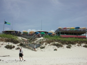 A view of Nipper's from the beach.