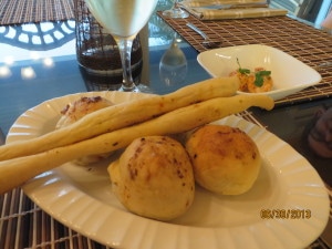 Wonderful breads to accompany the meal!