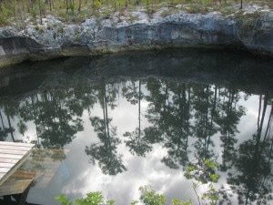 Sawmill Sink - one of the Inland Blue Holes of Abaco