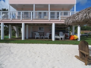 Abaco Palms' new grass and beach level deck