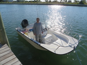 Glen in his Boston Whaler