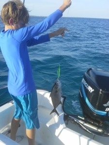 Joshua with a fish!